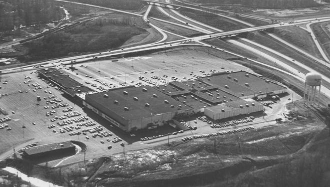 Aerial photo fo the Tri-State Mall taken on Feb. 16, 1972.