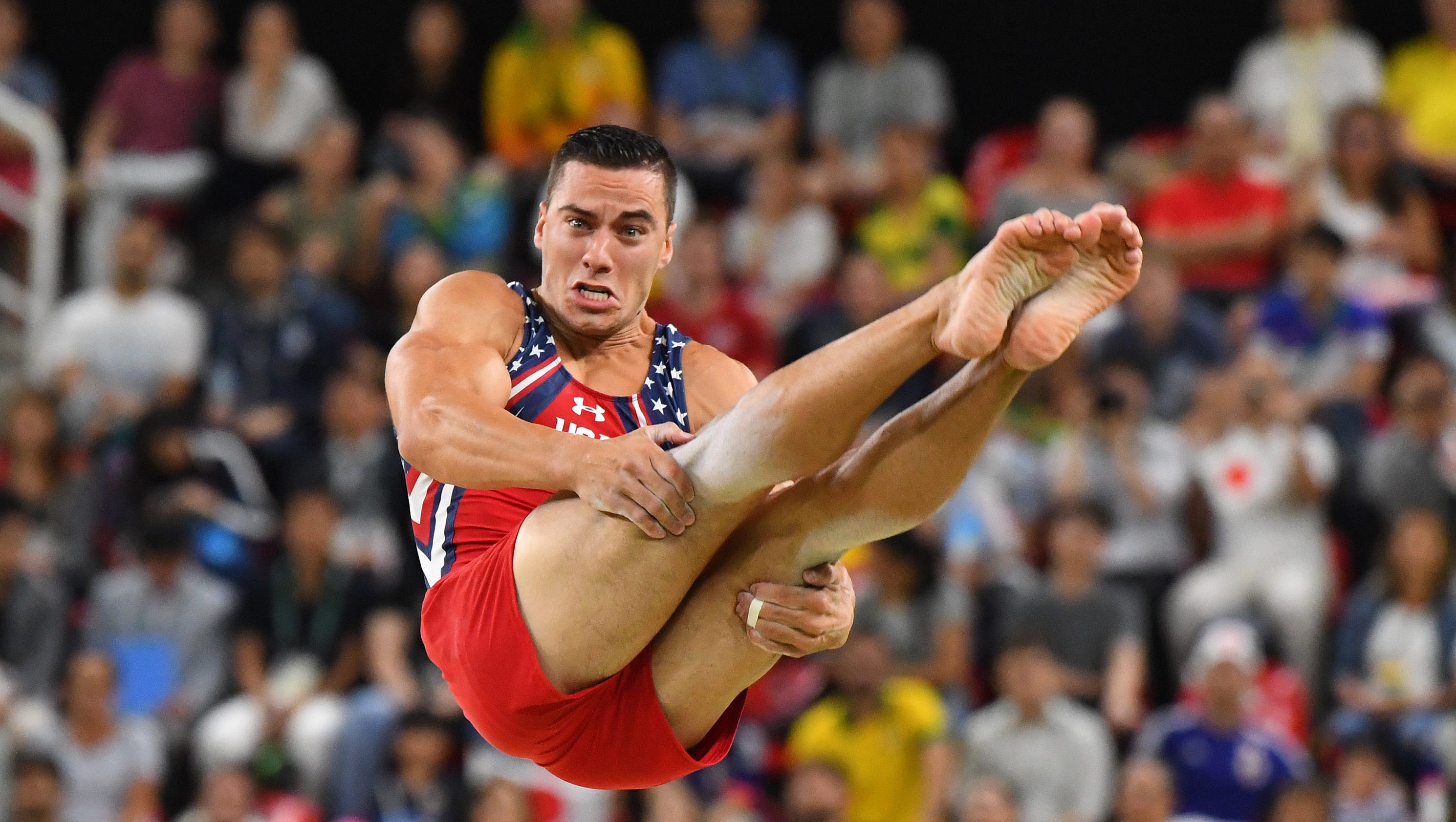 U.S. takes fifth in men's Olympics gymnastics, Japan beats China for gold