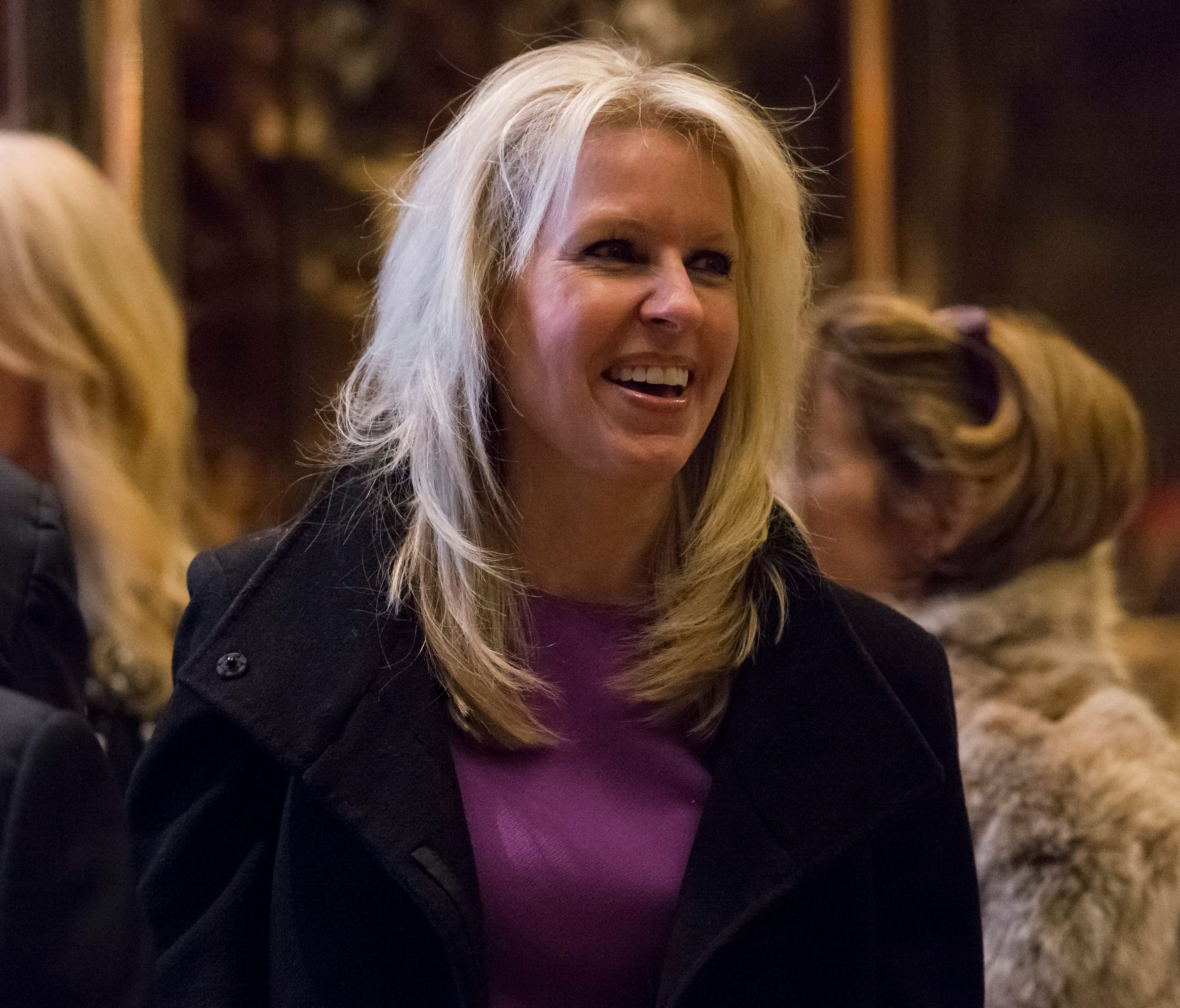 Monica Crowley in the lobby of Trump Tower in New York City, Dec.,  2016.