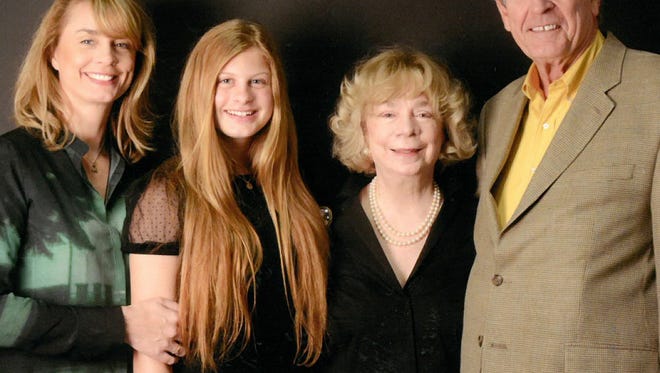 The Kellar family: Ainsley, Ava, Barbara and Larry.