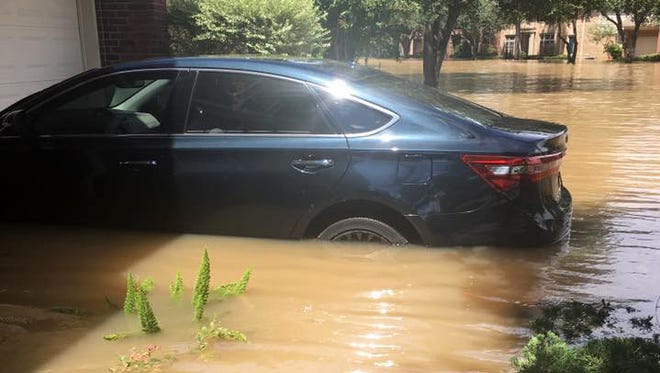 Flooding in Katy, Texas