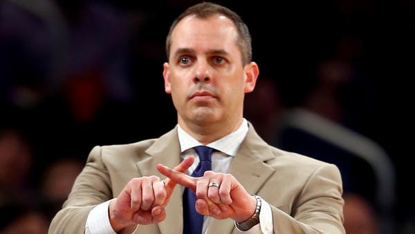 The "X" must stand for SiriusXM NBA Radio -- where Pacers coach Frank Vogel appeared as a guest on "Off The Dribble."