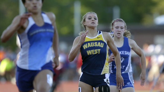 Wausau West's Alyssa Faucett will continue her track career at the University of Minnesota