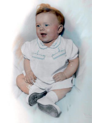 Photo is Susan as a bouncing baby in 1950.