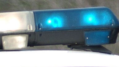 Police lights are shown in this file photo.