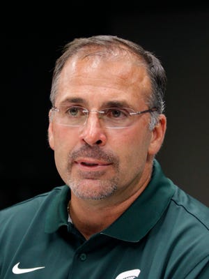 Michigan State defensive coordinator Pat Narduzzi