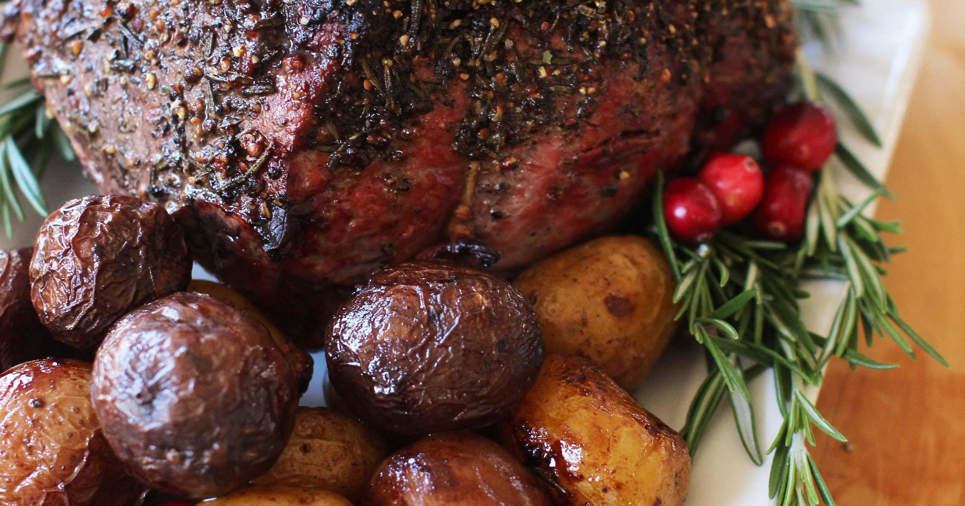 Roast beef for an easy, festive Christmas dinner
