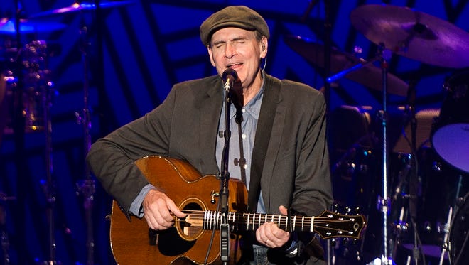 James Taylor performs at the Floyd L Maines Veterans Memorial Arena in Binghamton on Friday, July 29, 2016.