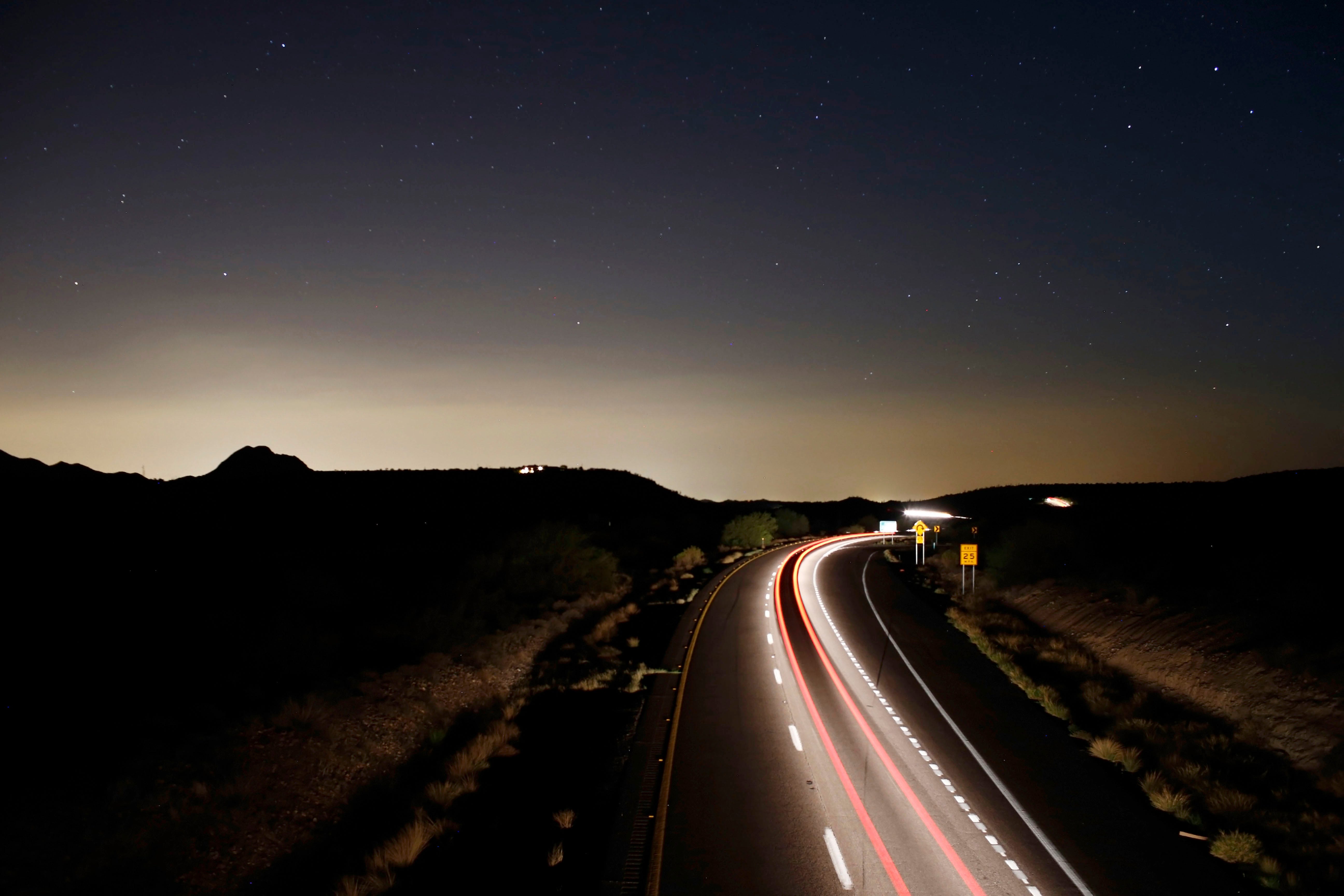 Disappearing darkness