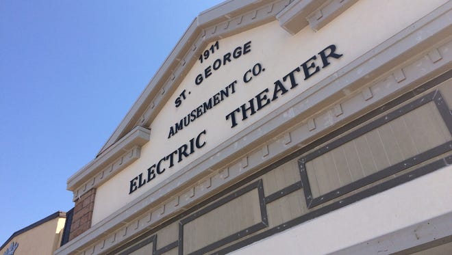 The Electric Theater Center's original name is back on outside of the old theater in preparation for its Aug. 28 grand opening and dedication.