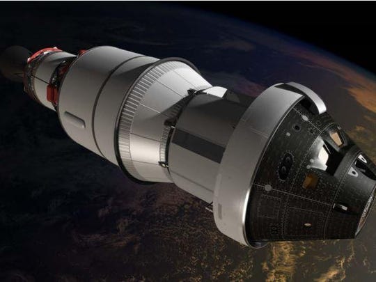 The Orion Multi-Purpose Crew Vehicle is designed to carry up to four astronauts to never-before-visited destinations, including an asteroid and Mars.