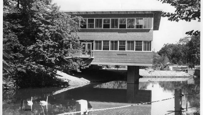 File photo from 1955 of the then-new Williams Hall on the Teaneck campus of Fairleigh Dickinson College.