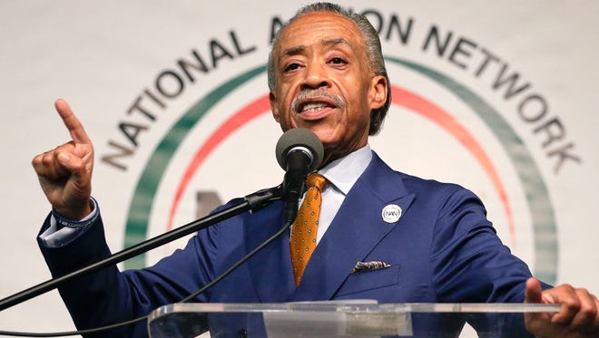 File: The Rev. Al Sharpton talks about his experiences with former heavyweight boxing champion Muhammad Ali, Saturday, June 4, 2016, in New York.