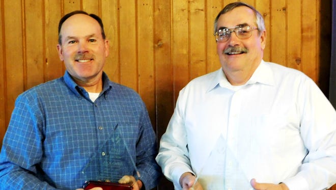 Jack Gibbs, left, and brother Roy Gibbs were named 2017 Sandusky County Farmers of the Year.