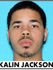 Kalin Jackson is wanted on charges he fired a gun at a Wilmington apartment building lobby.