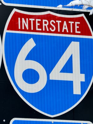 I-64 sign