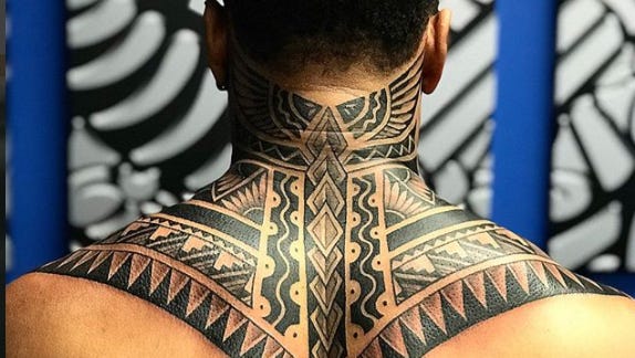 Marvin Jones on his new tattoo: “It’s an African and Native American tribal tattoo.”