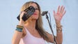 Selin Eskandarian vocalist with Dayweather performs