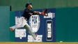 April 4: Indians second baseman Jose Ramirez stretches