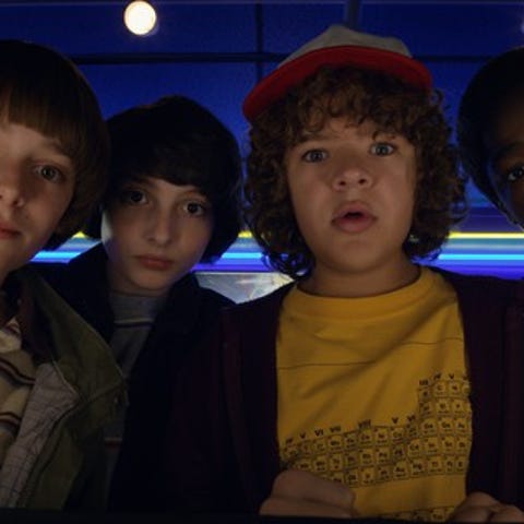 Stranger Things 2 characters Will, Mike, Dustin,...