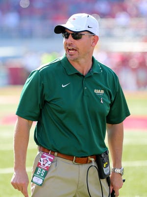 Head coach Bill Clark has UAB within one win of becoming bowl eligible for the first time since 2004.