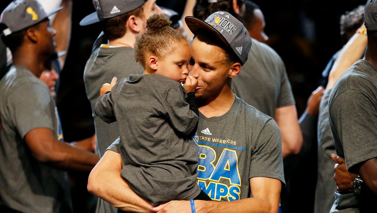 Adorable images of Riley Curry, Stephen Curry's daughter
