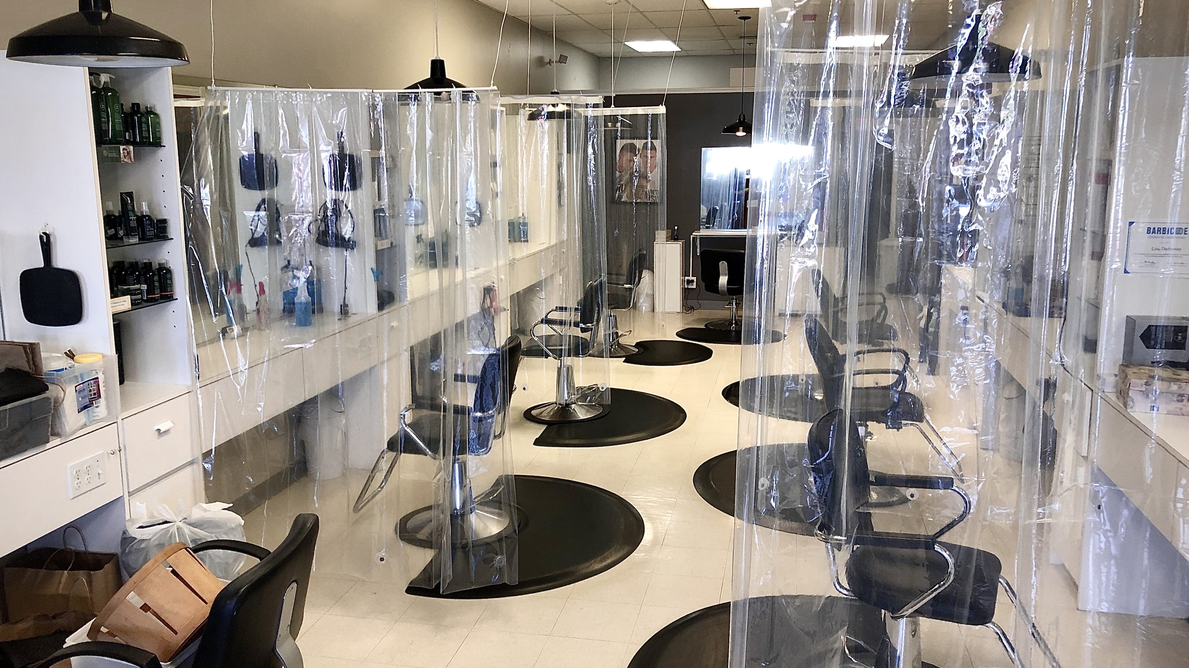 'We came up with plan B' Swansea hair salon gets creative with protective gear