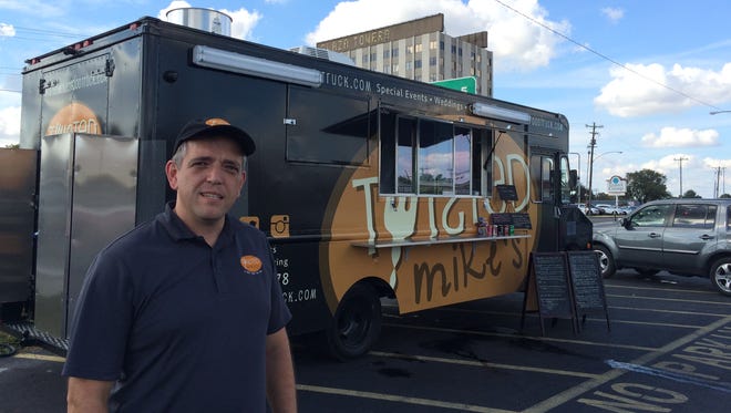 Mike Easley, owner of Twisted Mike's, said the most fun he ever had on the job was working a snack bar in college. So he started a food truck.