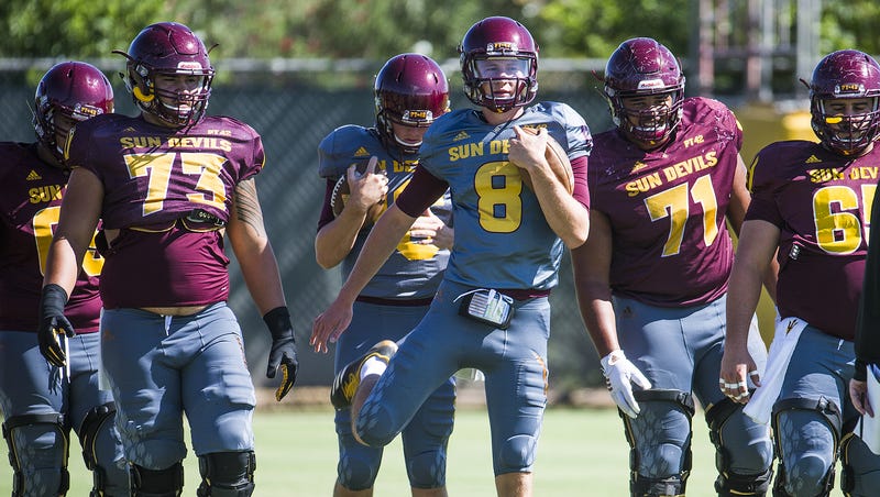 Asu Practice Report Depth Chart Falling Into Place
