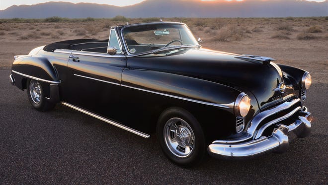 1950 Oldsmobile Rocket "88" Convertible owned by Abe and Linda Abraham.