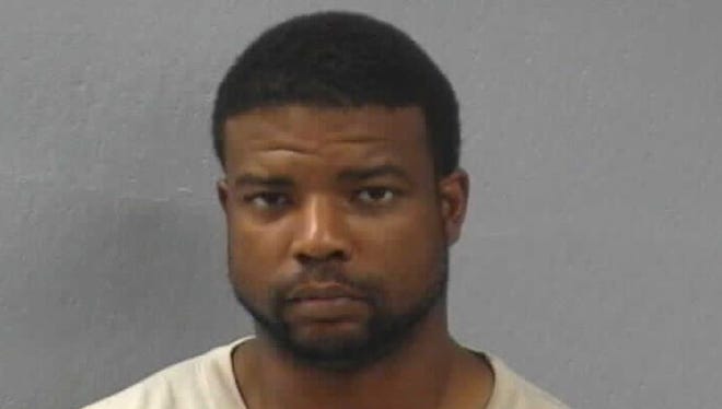 Wendell Dale Hopkins, seen here in a prior mugshot, has a warrant for a felony burglary charge. According to court documents, he has a history of domestic violence against his ex-wife, broke into her home on Sept. 5 and was shot by their son. Police are currently unable to locate Hopkins.