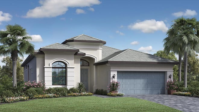 The El Paso home design is offered at Palazzo at Naples.