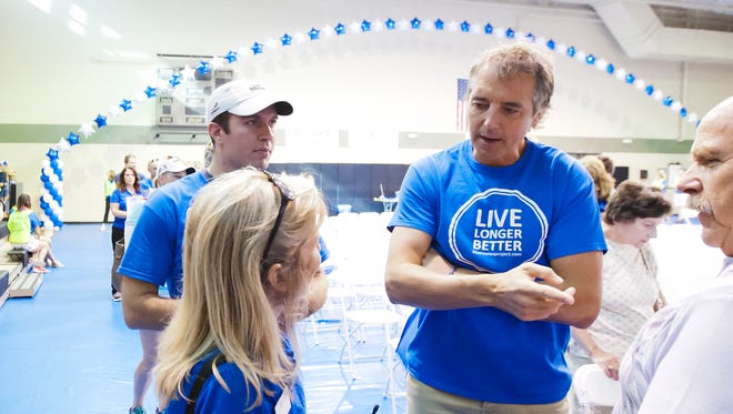 Dan Buettner, author of "Blue Zones", was the keynote speaker in November, 2015 at the Blue Zone Project-Southwest Florida event at North Collier Regional Park in Naples. Naples wants to be a Blue Zone along with Bonita Springs, Estero, Immokalee, East Naples, Golden Gate and Marco Island. This is an 8-10 year project. Traits of people in Blue Zones are movement, eating more fruits and vegetables, a sense of purpose, strong faith, close bonds with friends and family.