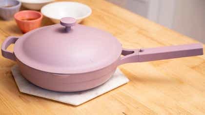 This pan combines 8 pieces of cookware into 1—and it's on sale