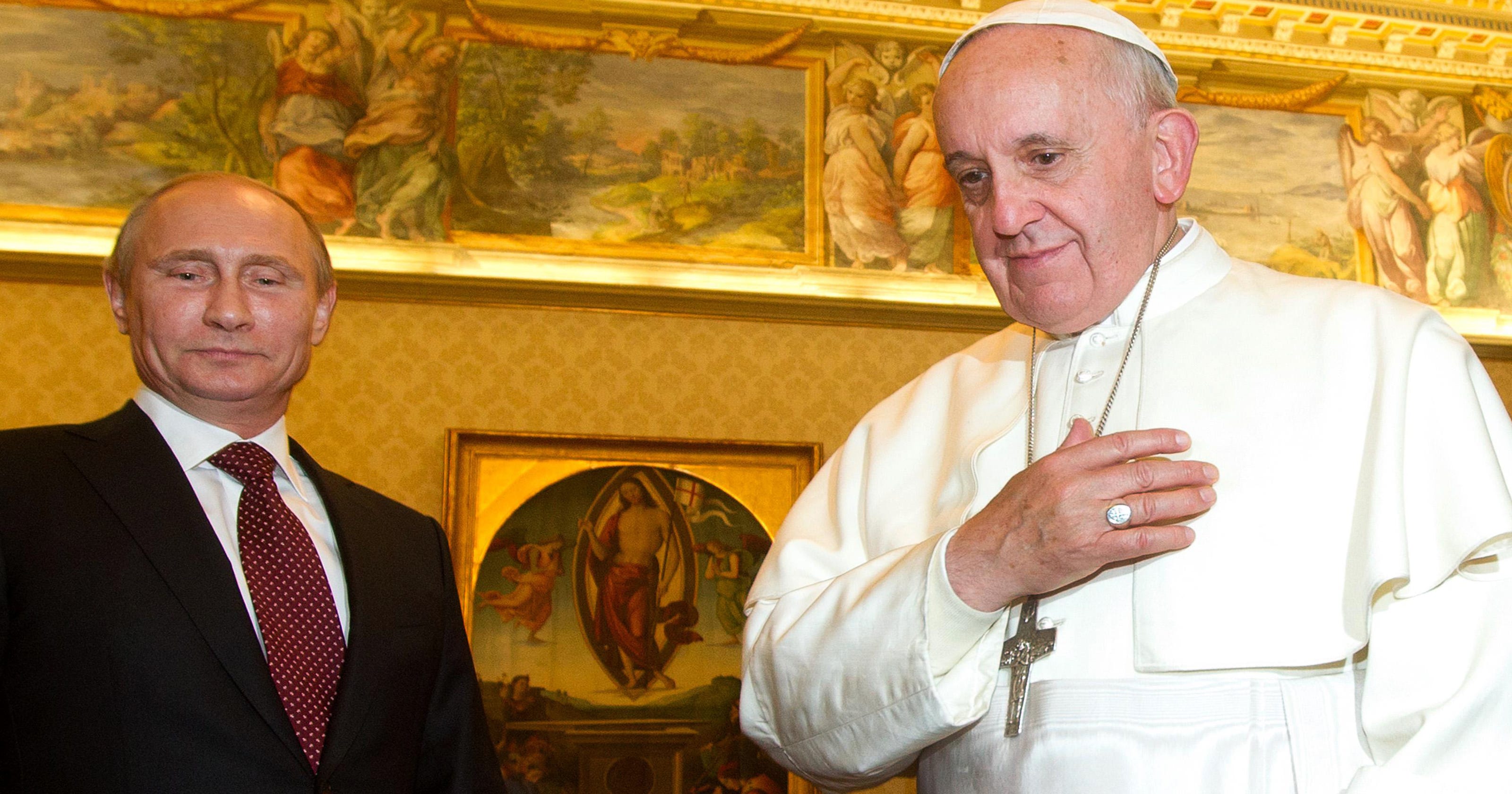 Russia's Putin to meet with Pope Francis at the Vatican
