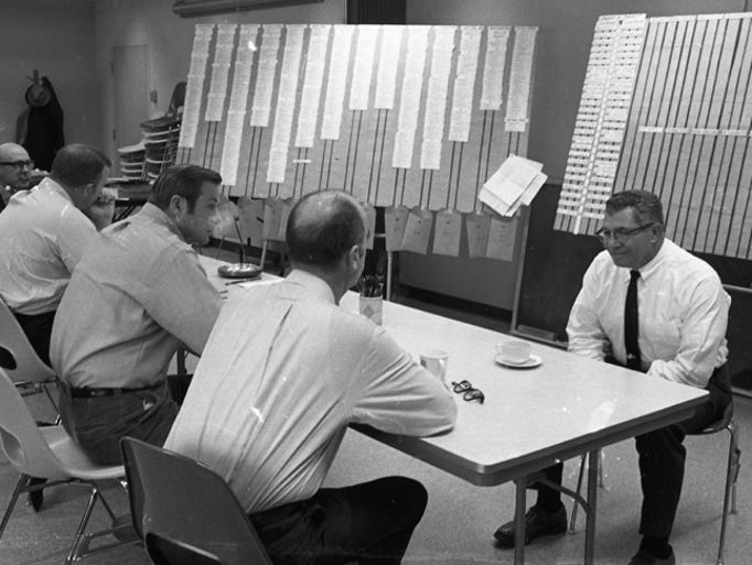 From left, Green Bay Packers personnel director Pat