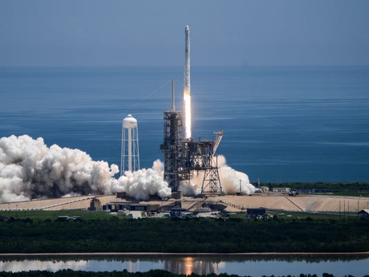 SpaceX launches cargo to ISS, lands Falcon at Cape