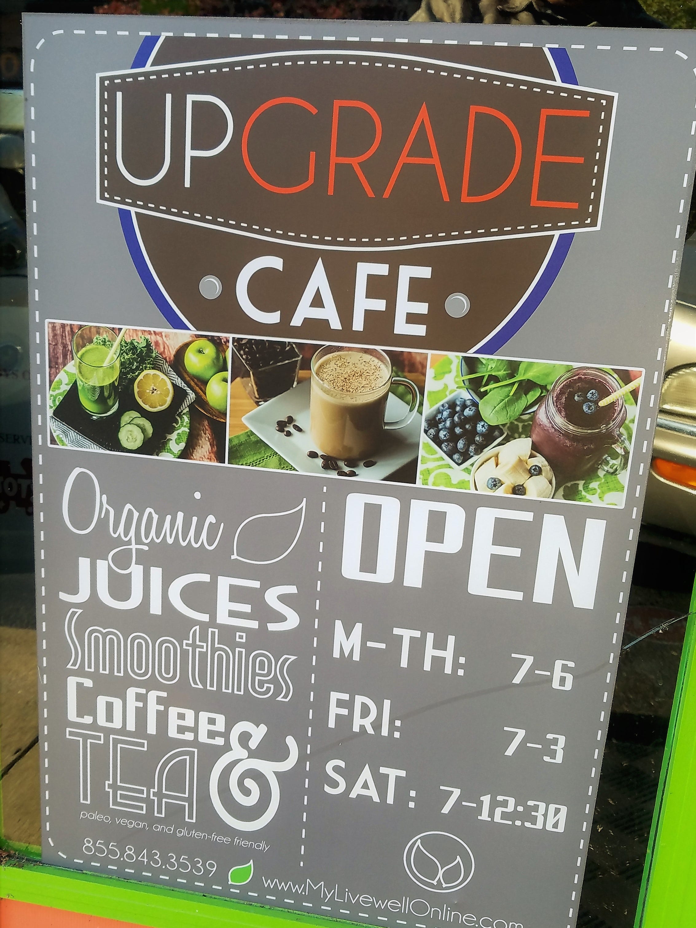Fresh kombucha on tap from the Upgrade Cafe now available