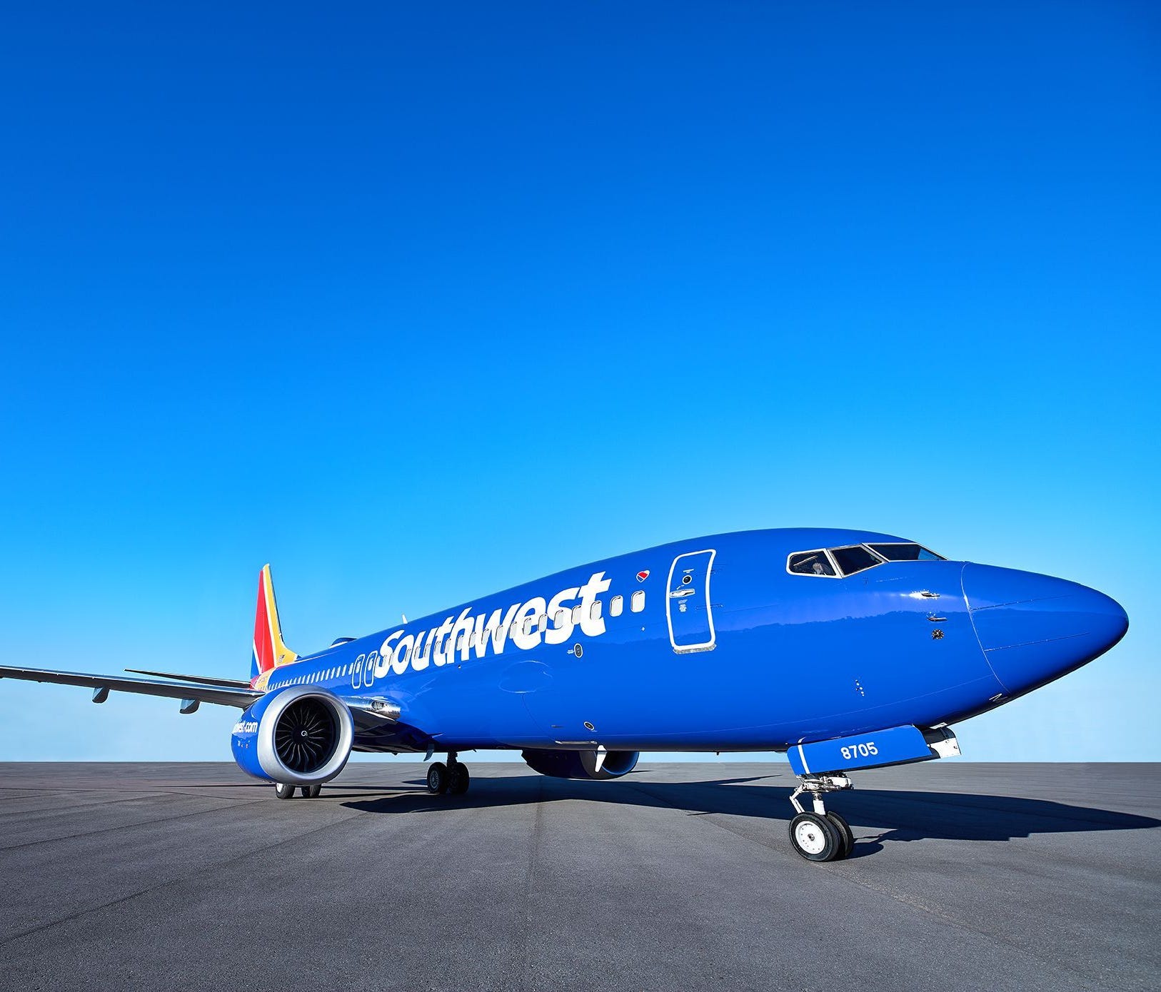 A Southwest Airlines Boeing 737 Max aircraft is seen in this photo provided by the airline.