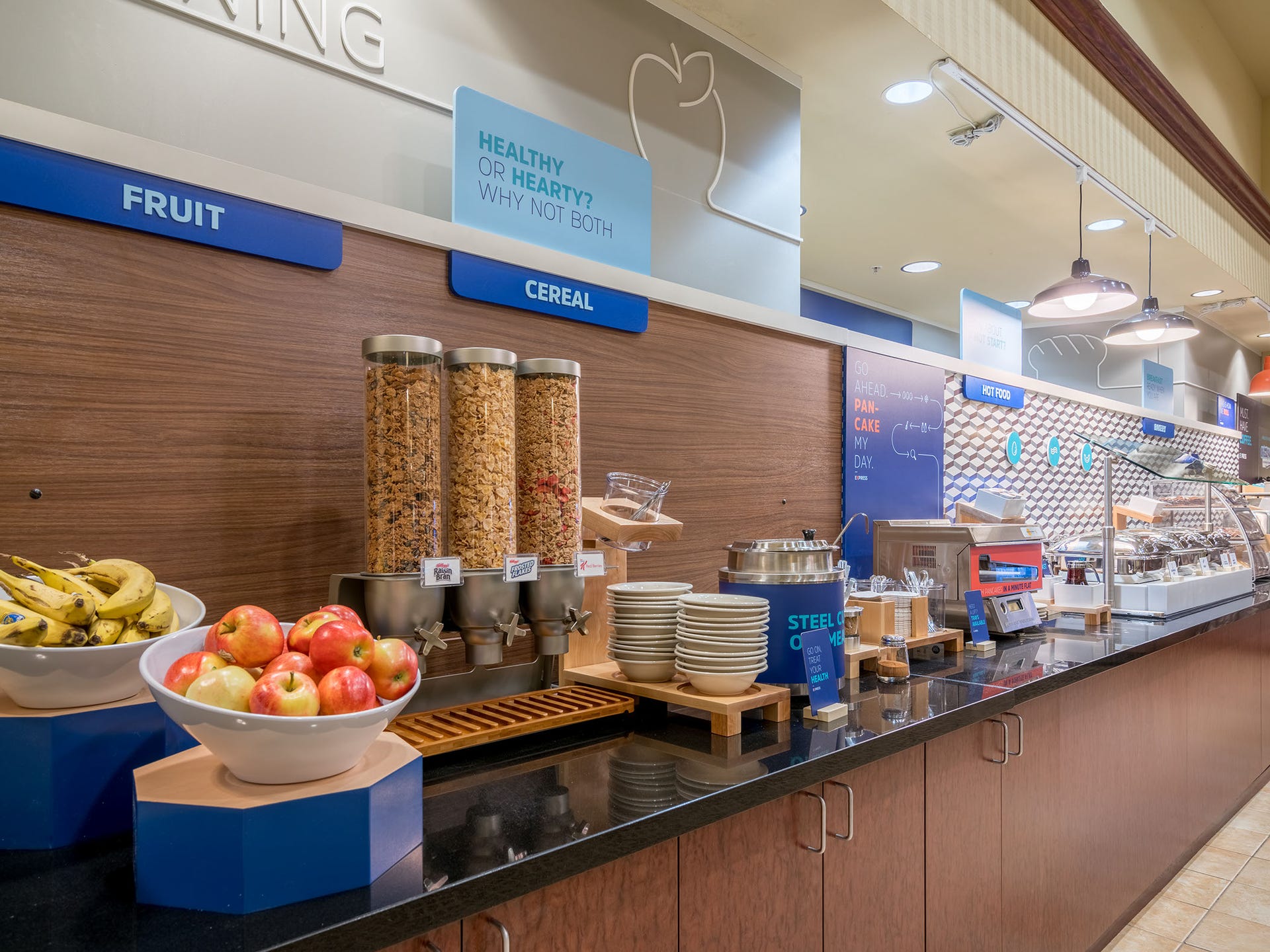 A look at the new Holiday Inn Express free breakfast