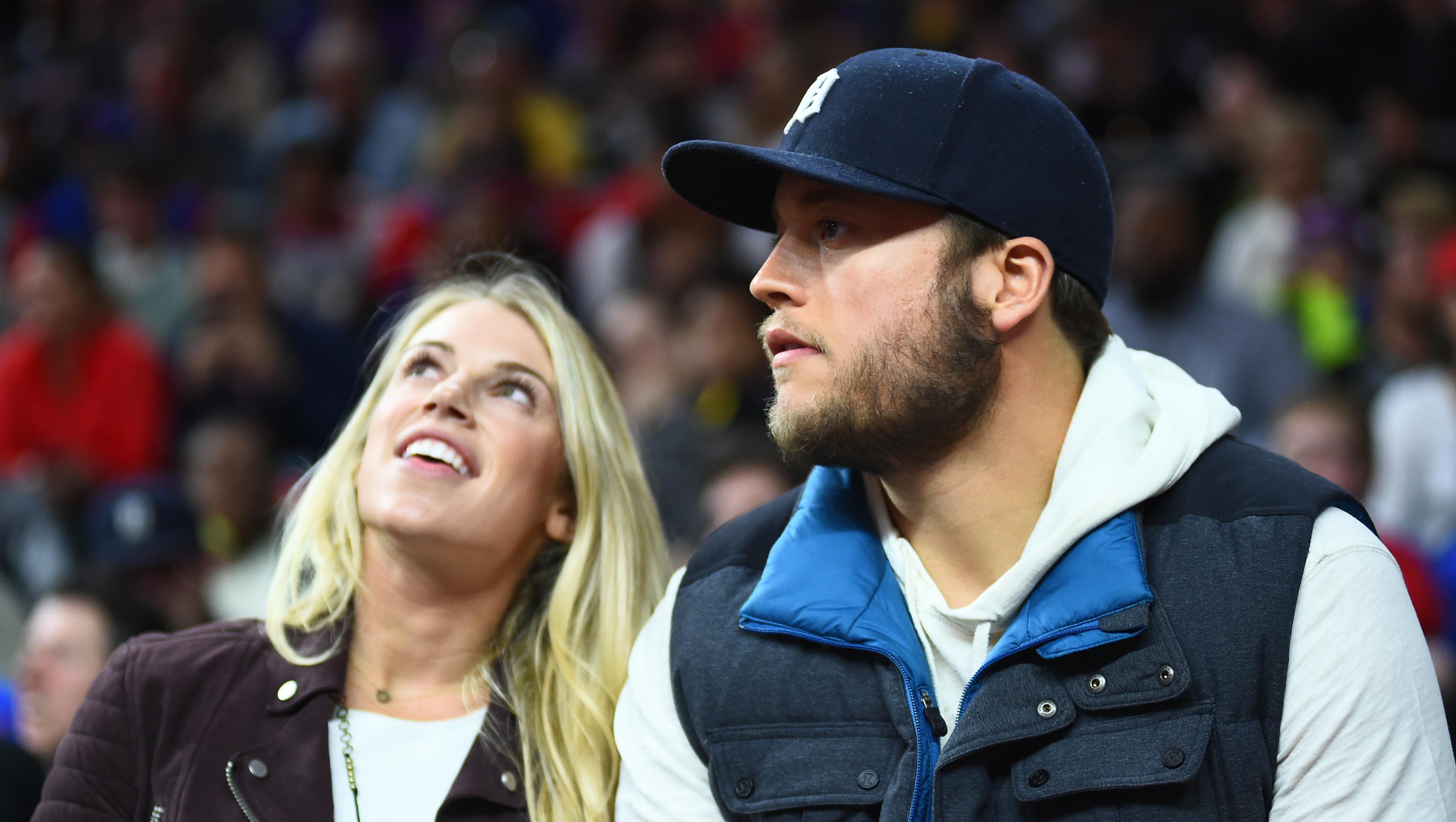 Kelly Stafford Lions Qb Matthew Stafford S Wife Has Brain Tumor