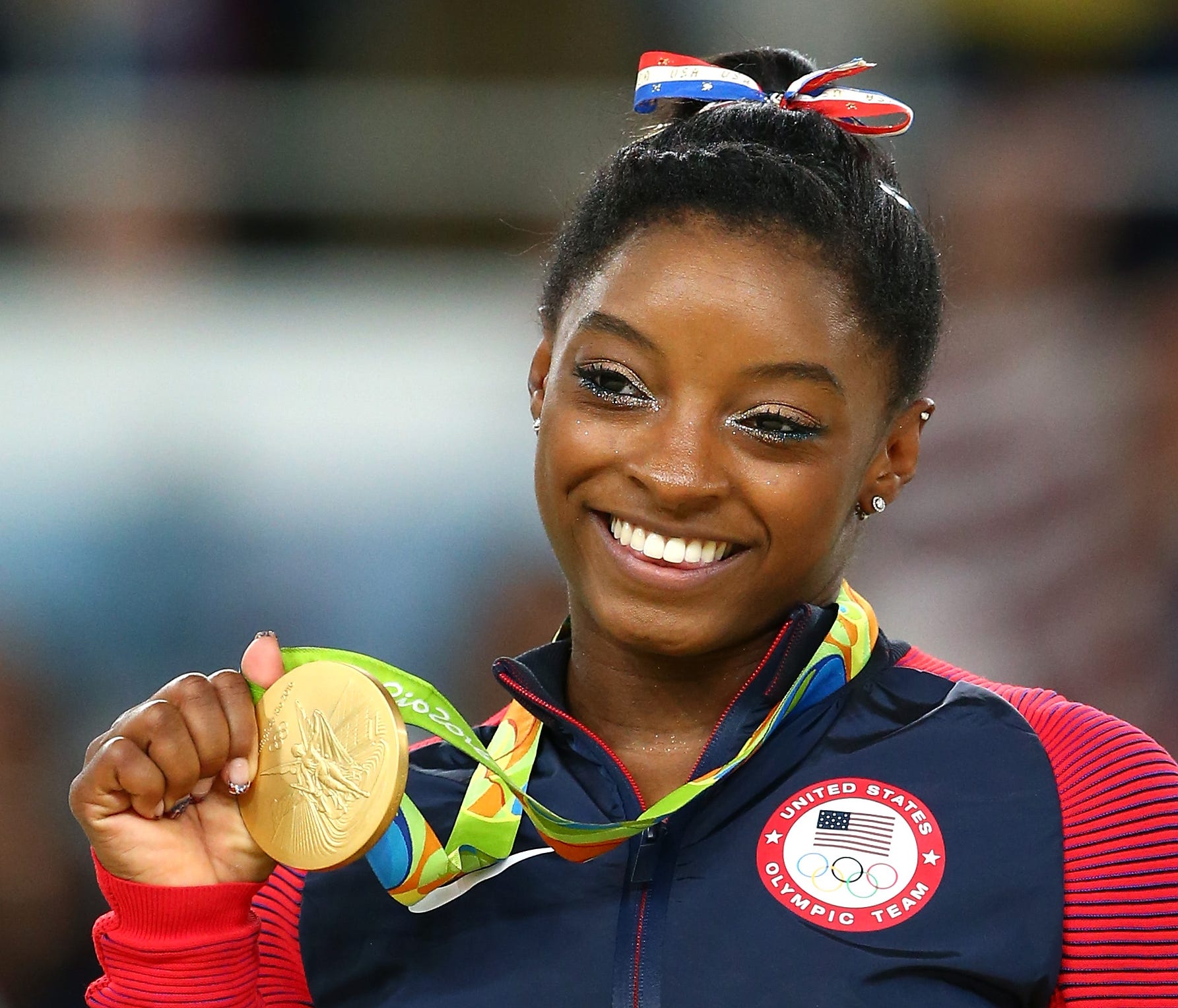 Simone Biles has been helping residents displaced by Hurricane Harvey.