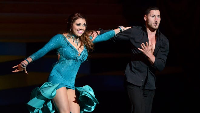 Professional dancers Valentin Chmerkovskiy and Jenna Johnson perform during a previous Life's A Dance.  The star-studded evening of dance returns on Thursday.