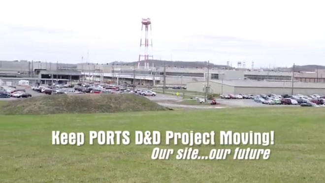 This is the title screen to a video posted online that was created by the chambers of commerce in Pike and Scioto counties in order to raise awareness of the community impact of cuts to cleanup work at the former Portsmouth Gaseous Diffusion Plant. The video features voices from different segments of the community at large.