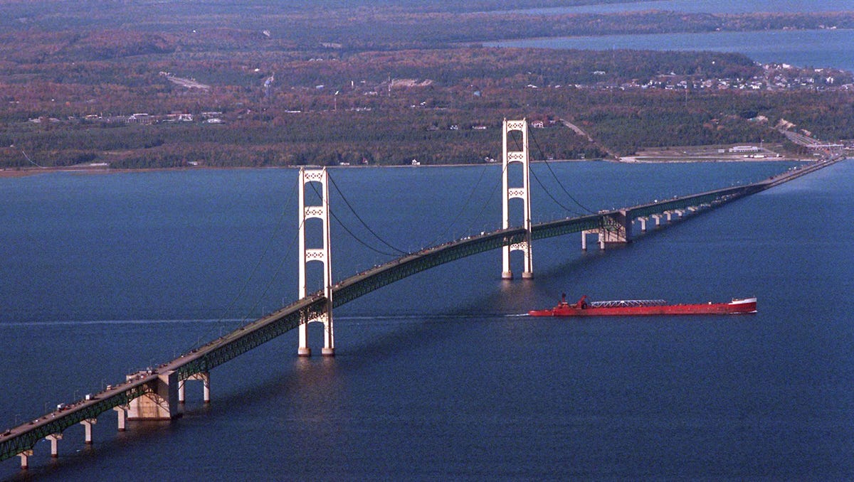 images Mackinac Bridge Photos it s the mackinac bridge s 60th