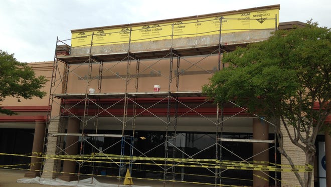 Renovations continue at 119 Stonebrook Place for a new retailer, Five Below.