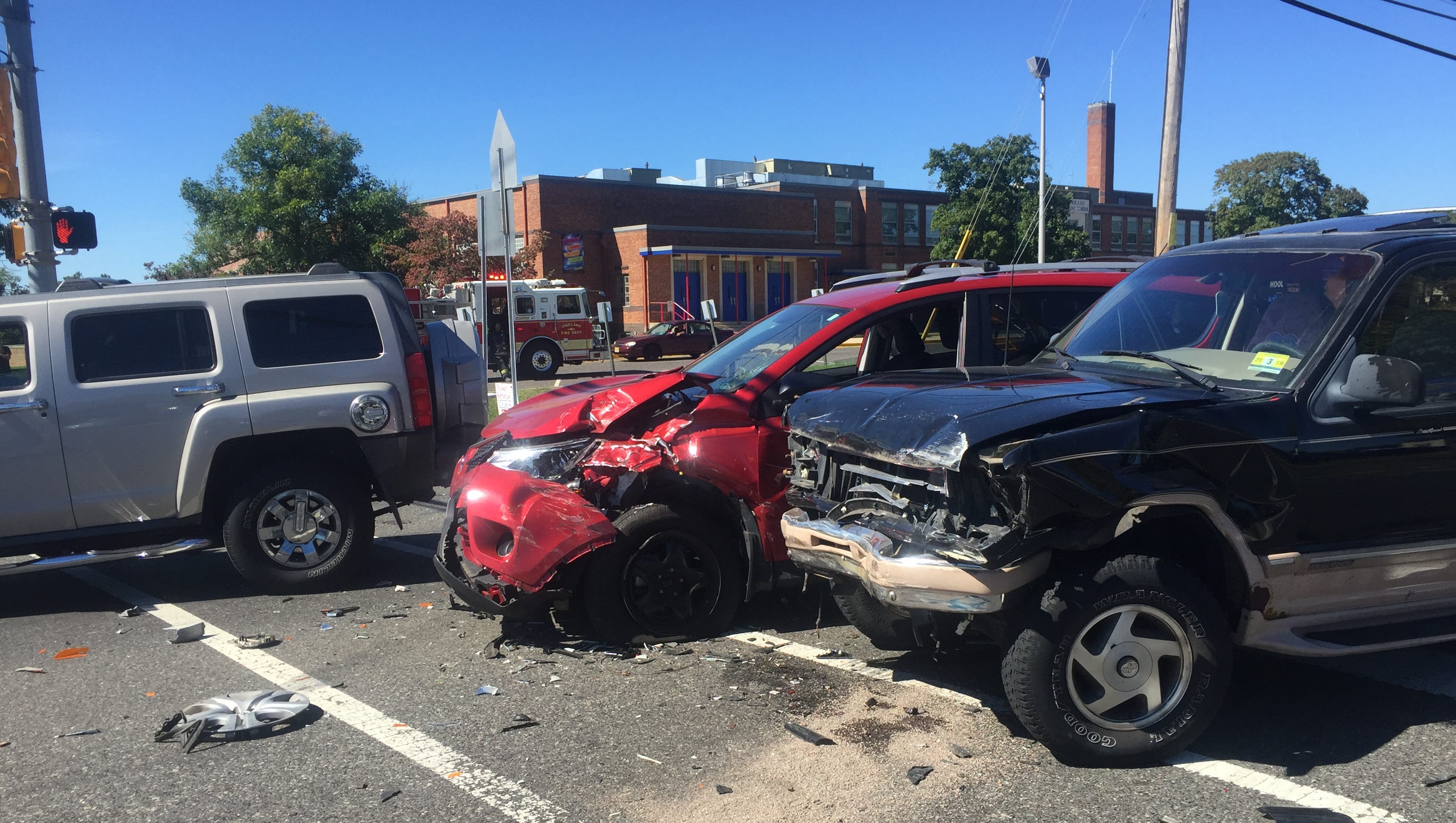 Bridgeton teen cited in fourvehicle Vineland crash