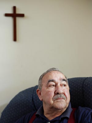 Ron Shank poses for a portrait at his Springfield house on Tuesday.