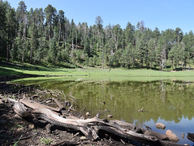 Arizona hike Potato Lake near Payson