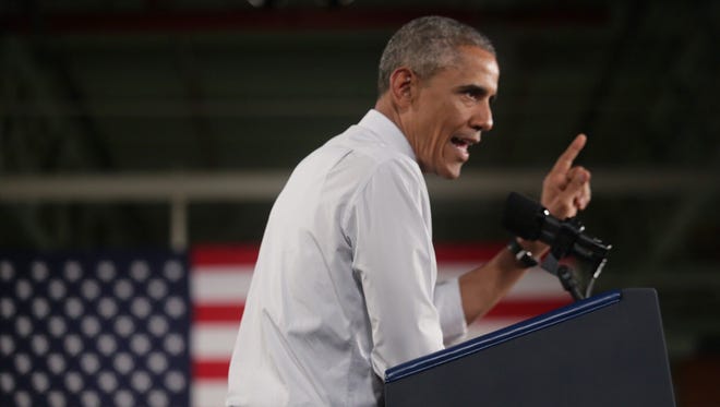 President Barack Obama in Detroit on Jan. 7, 2015.